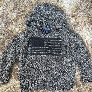 Polo by Ralph Lauren Black and Gray Kids Hoodie